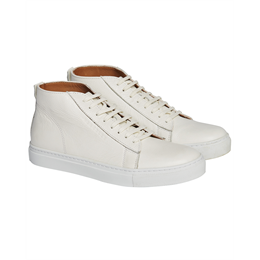Berkeley | W's Luigi Leather High Top Sneaker | Dame Sneaker White