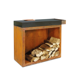 OFYR Butcher Block Storage 90 Corten Ceramic Dark Grey