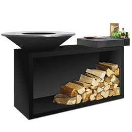 OFYR Grill Island Black 85 Ceramic Dark Grey