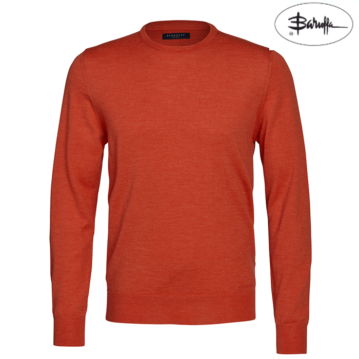 Berkeley | Wilton Cashwool Crewneck | Herrestrik Orange