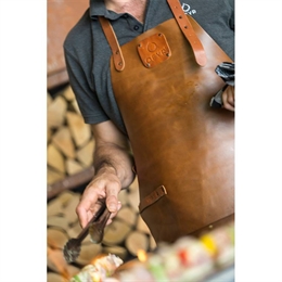 OFYR Leather Apron Brown