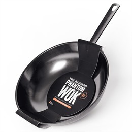 The Bastard Phantom Wok With Handle Carbon Steel