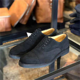 Berkeley | Oxford Derby Suede | Herresko Black