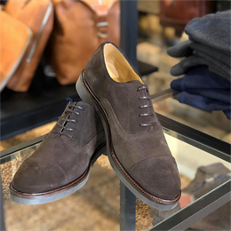Berkeley | Oxford Derby Suede | Herresko Brown