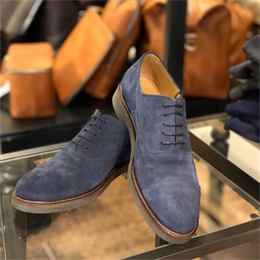 Berkeley | Oxford Derby Suede | Herresko Navy