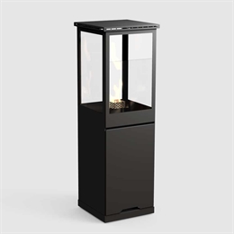 DecoFlame Terrassevarmer sort