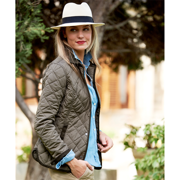 Berkeley | Derby Quilt | Damejakke Olive